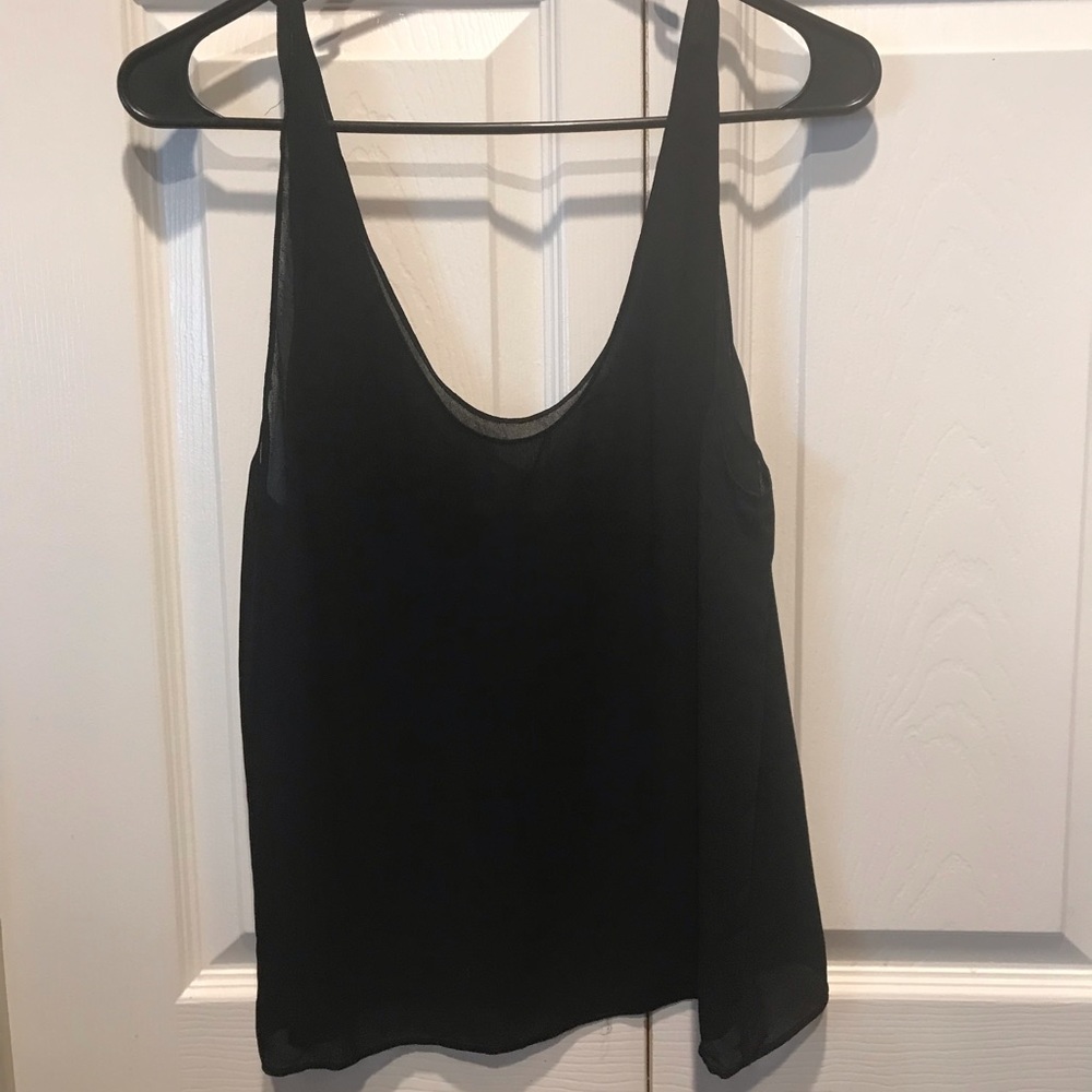 Zara Woman Studio Black Tank Undershirt Excellent
